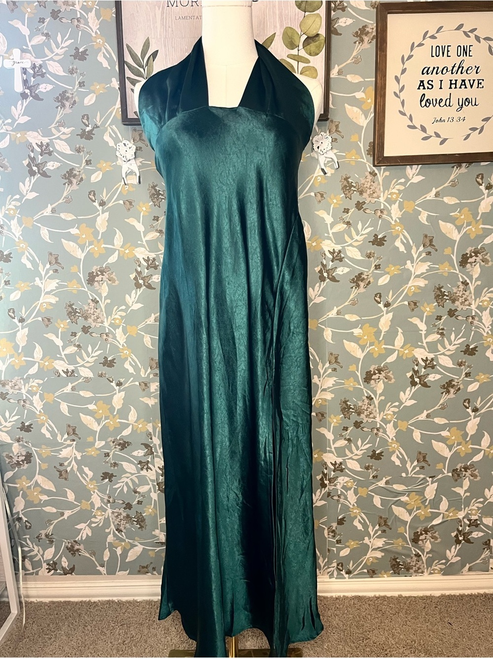 NWT Selfie Leslie Halter Neck Dress Size 10